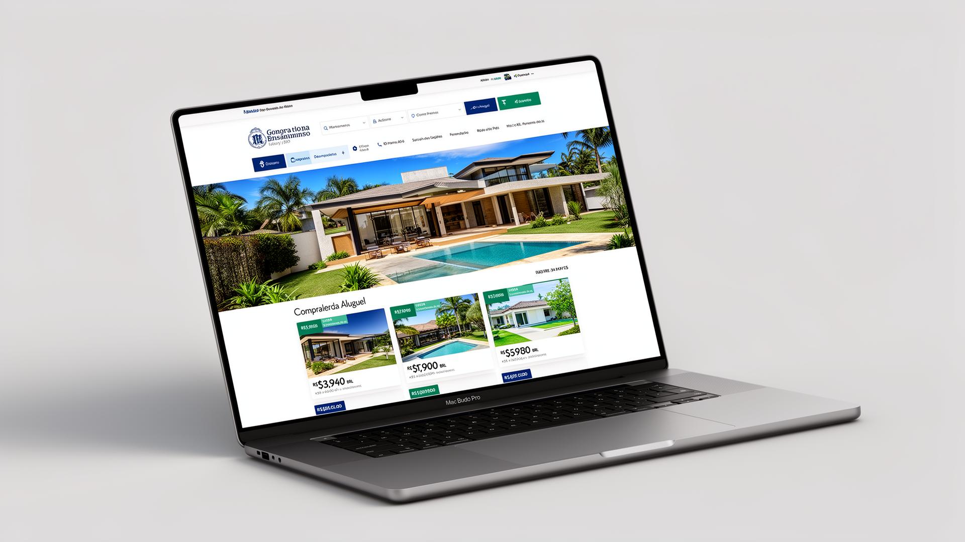 Site imobiliário pronto